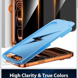 Blue and Black Phone Case